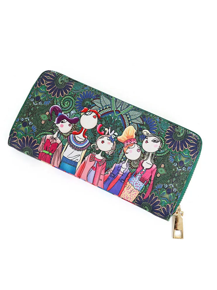 Women's Wallet Female Long Paragraph Women's Multi-function Female Models Zipper Clutch Bag Wallet