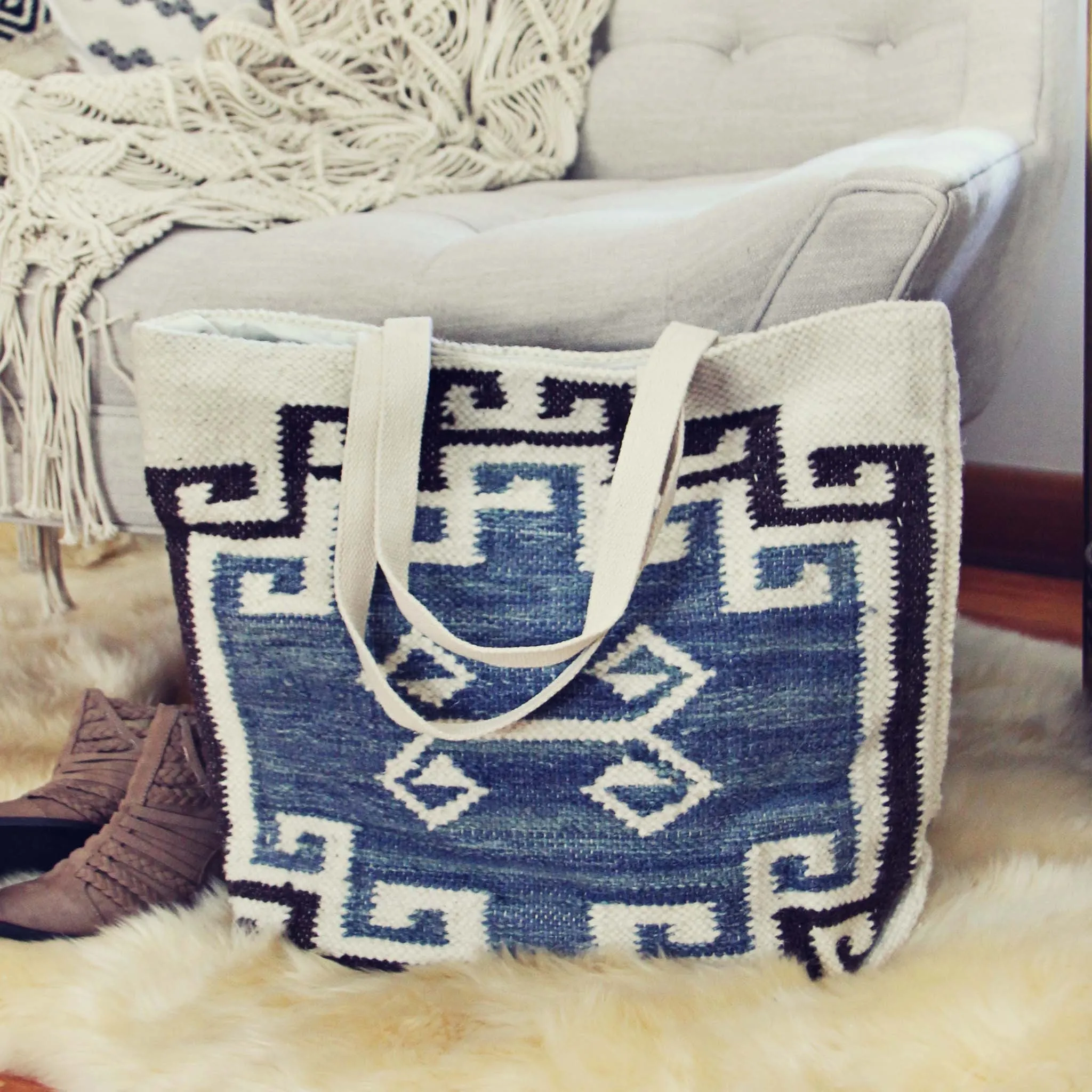 Woodside Kilim Tote