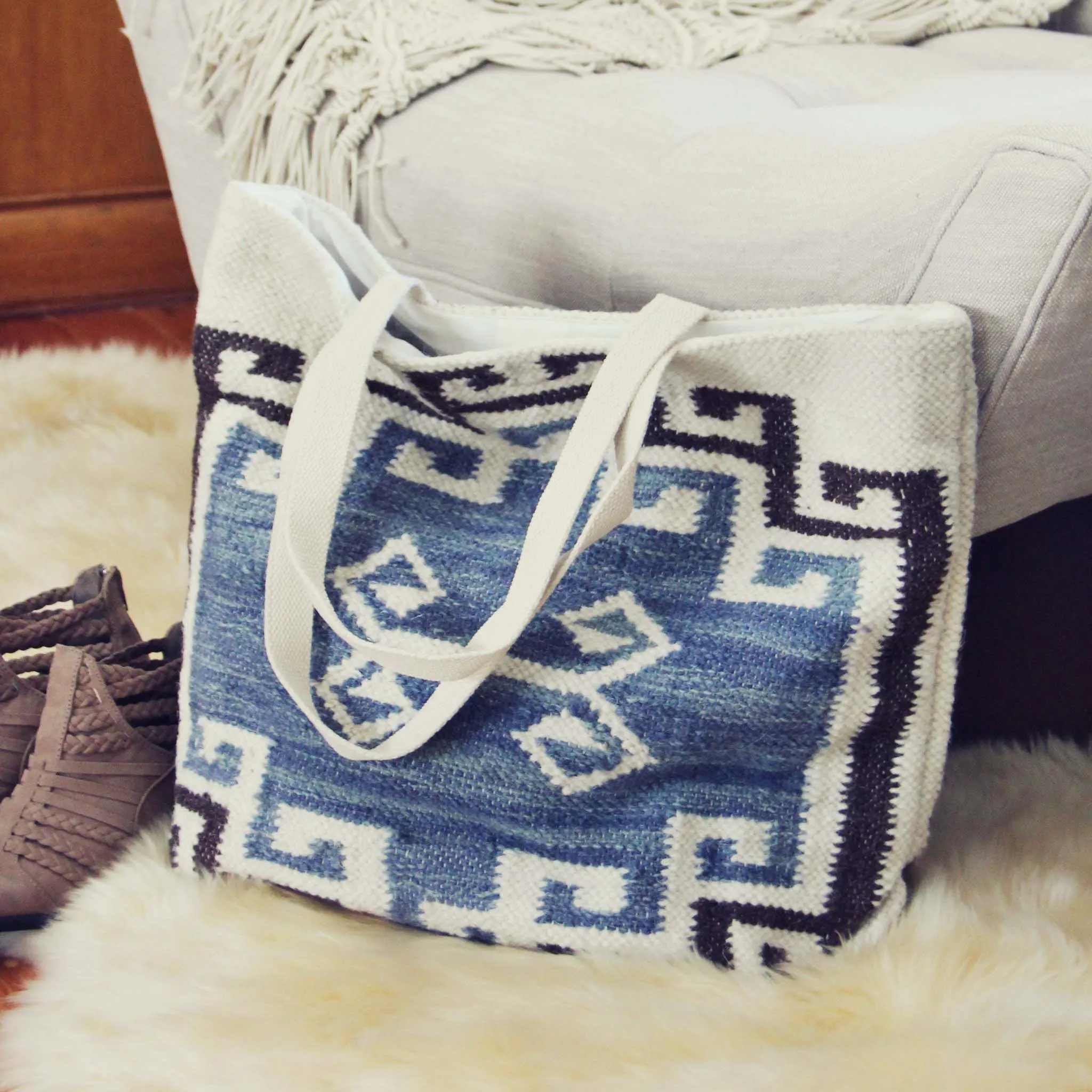 Woodside Kilim Tote