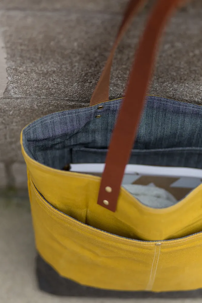 Wool   Wax Tote PDF Pattern