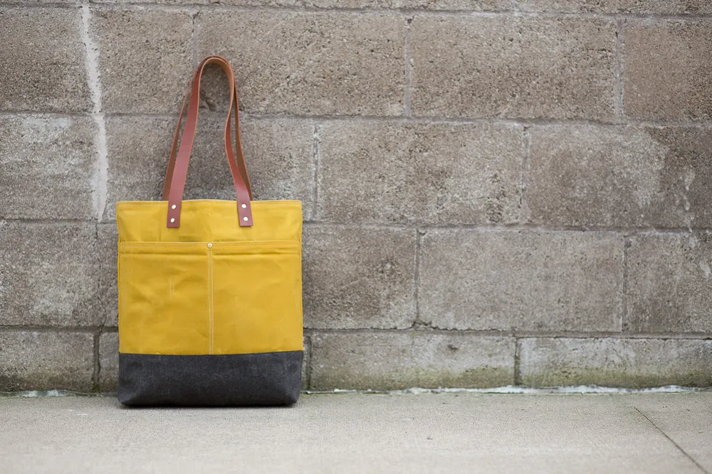 Wool   Wax Tote PDF Pattern