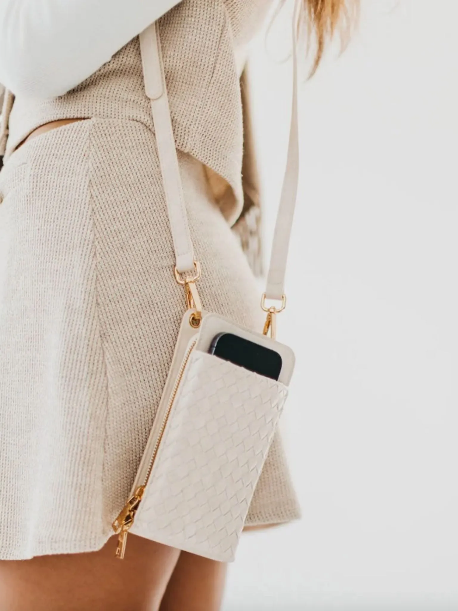 Woven Double Duty Phone Bag