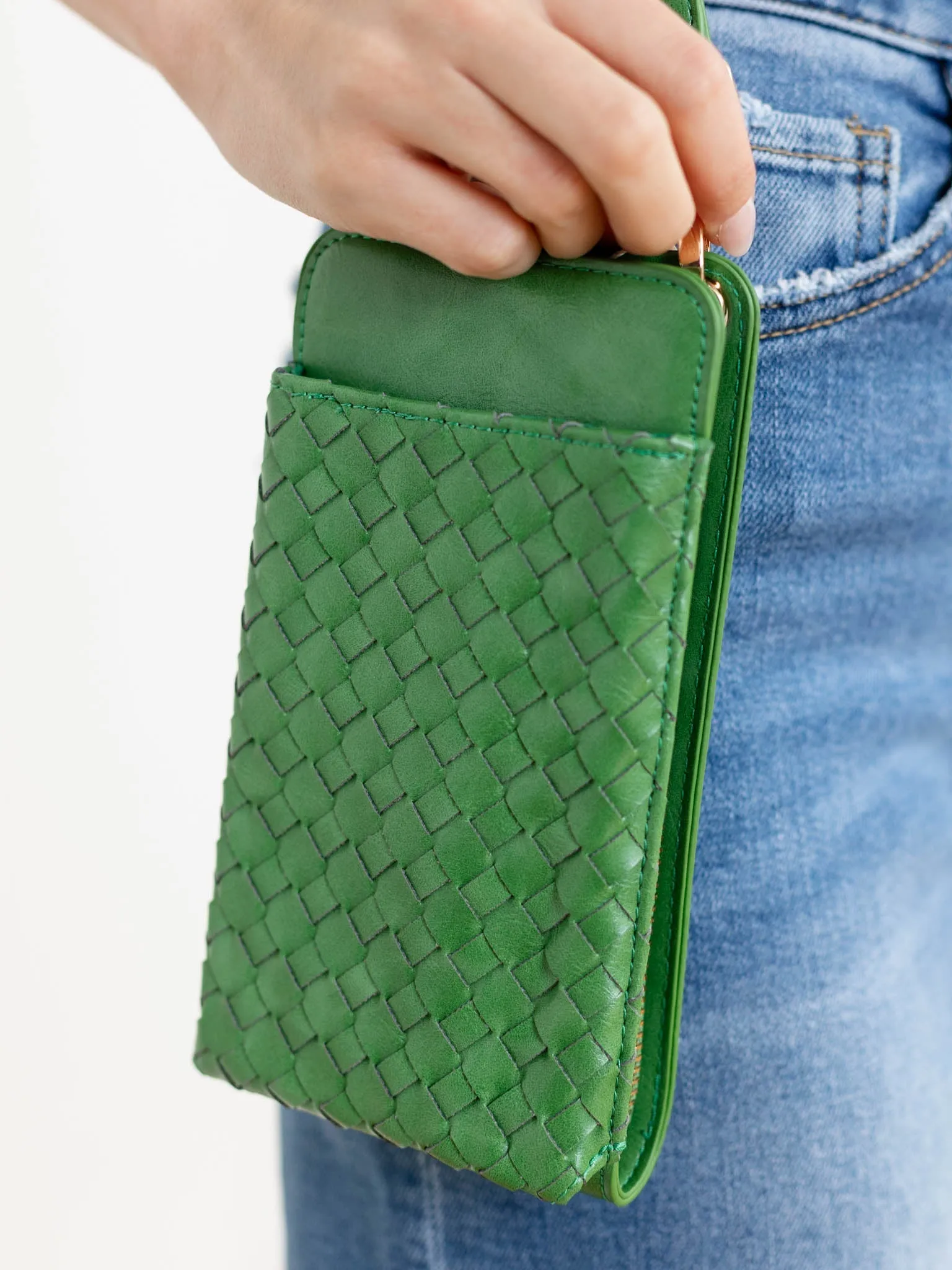 Woven Double Duty Phone Bag
