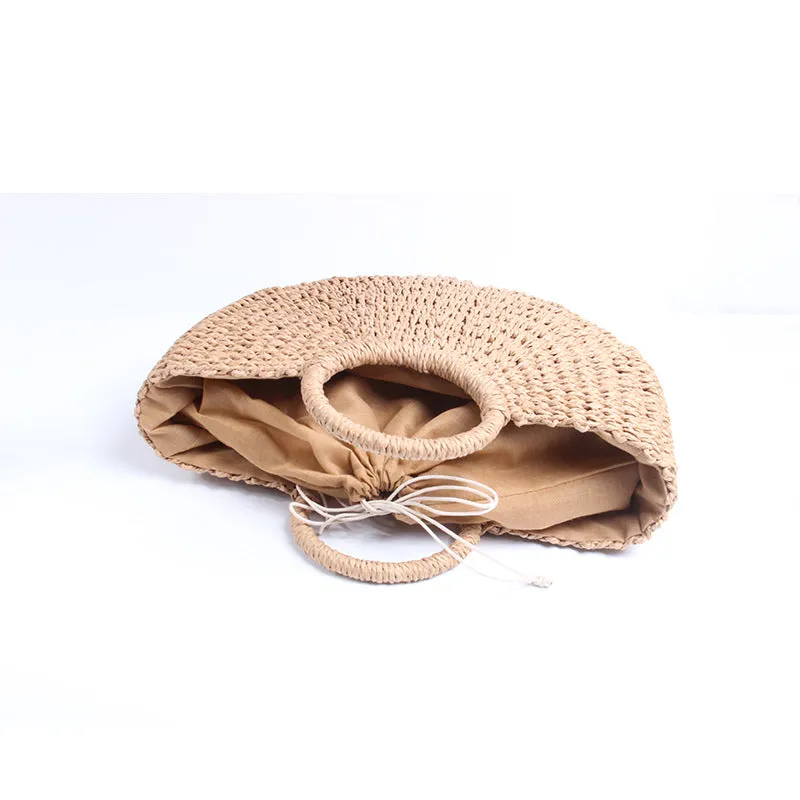 Woven Straw Satchel Bag | ALPHONSINA