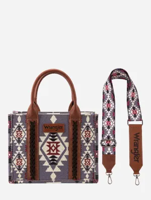 Wrangler SW Print Small Canvas Tote - Dk Gray