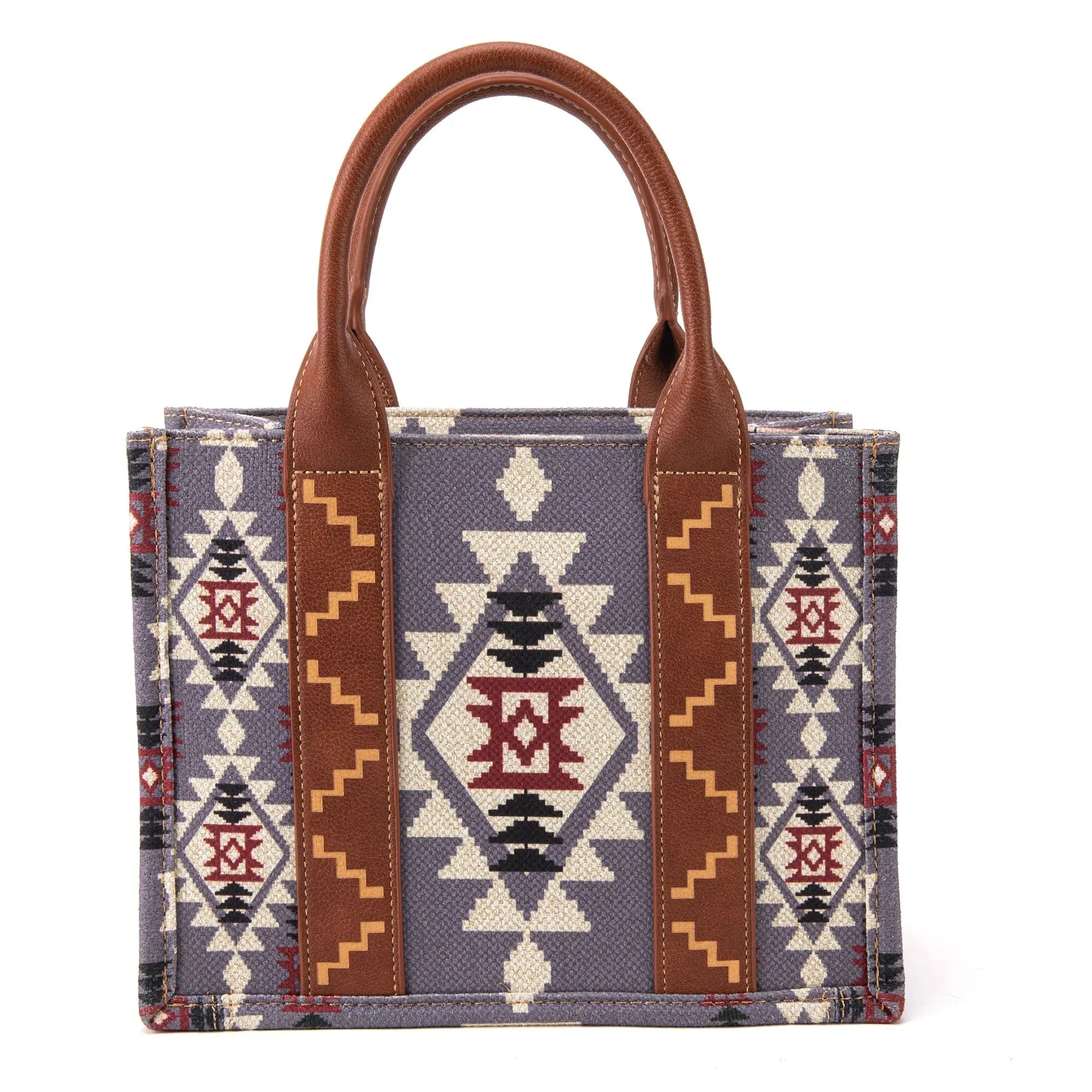 Wrangler SW Print Small Canvas Tote - Dk Gray
