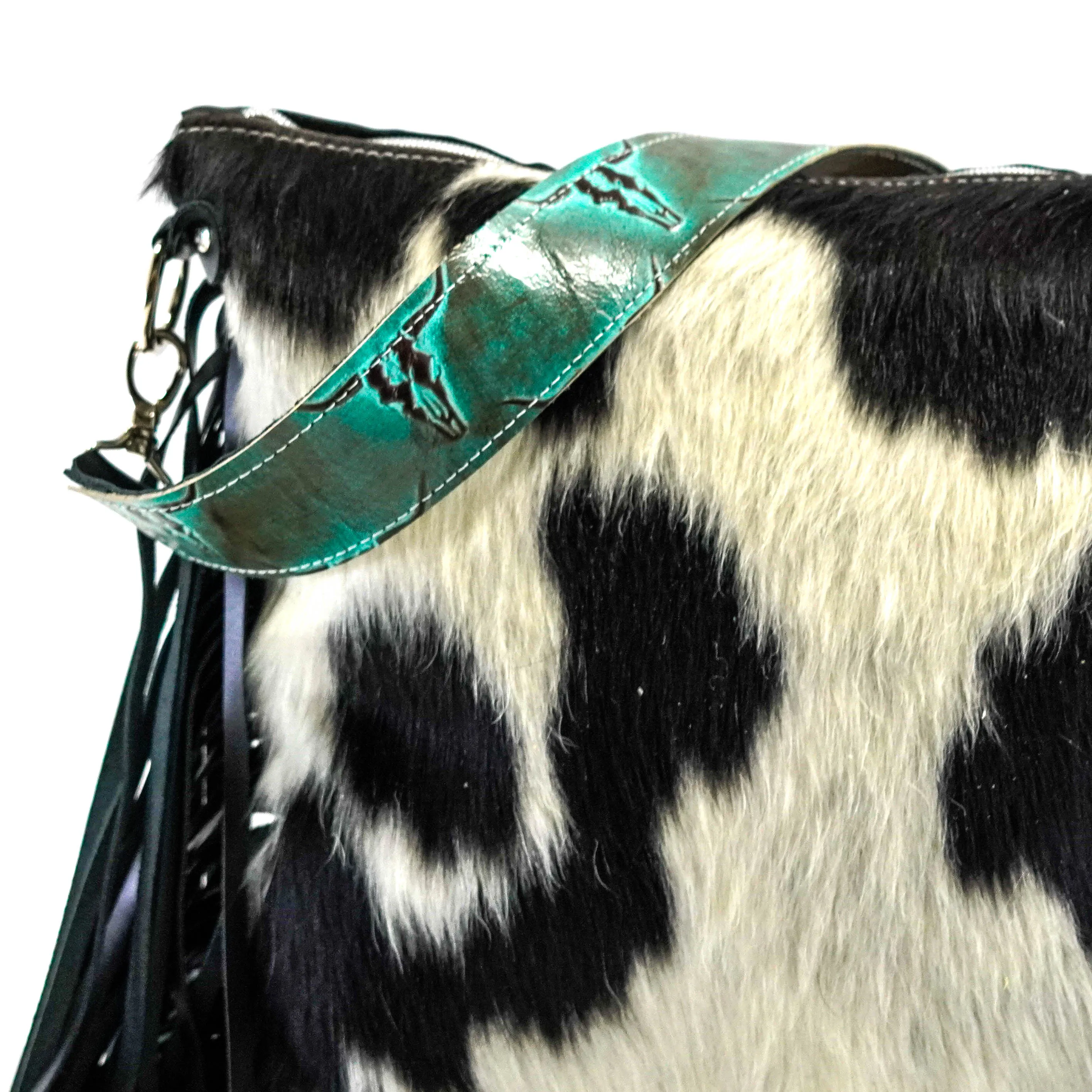 Wynonna - Tricolor w/ Black Leather