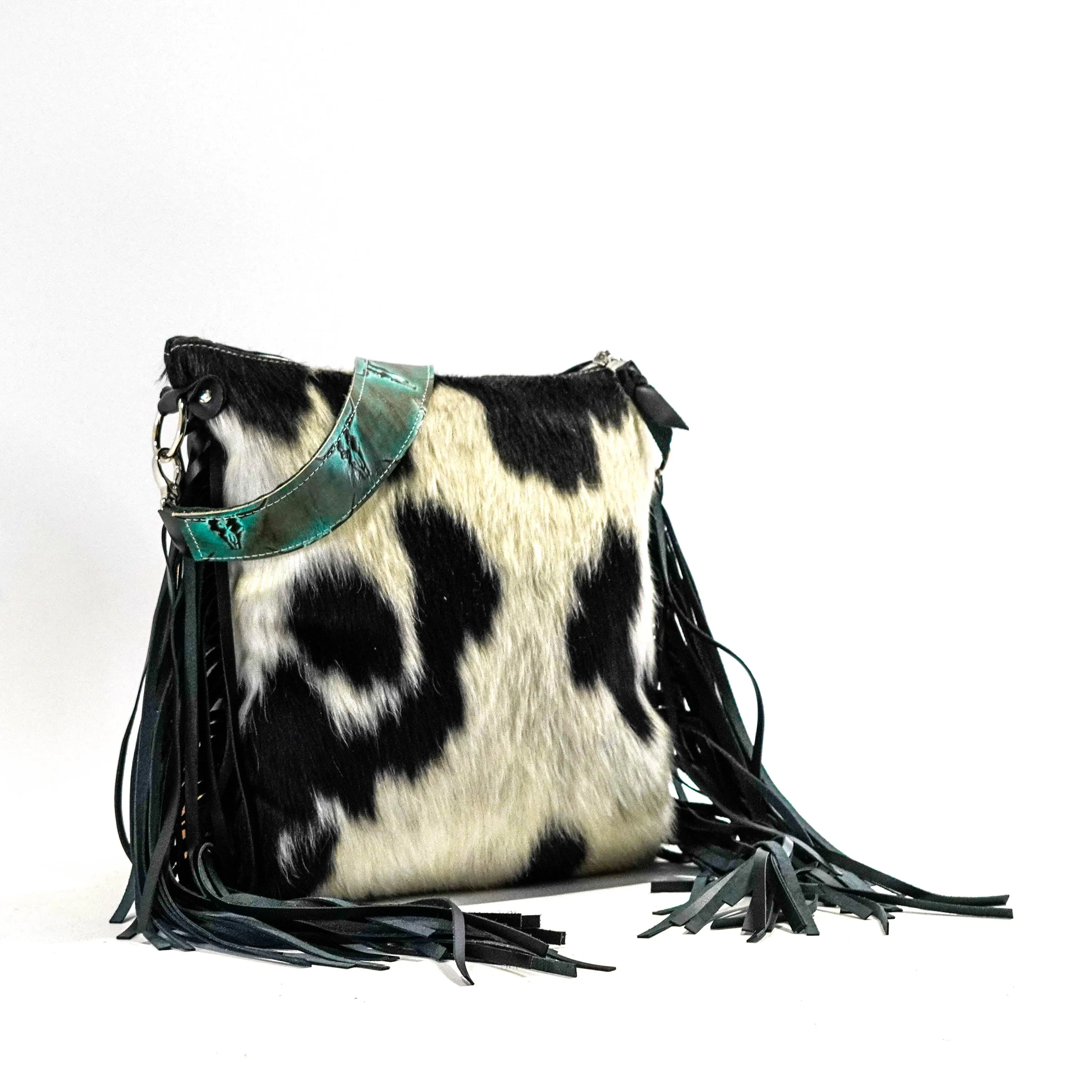 Wynonna - Tricolor w/ Black Leather