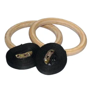 XLR8 Gym Rings - Wooden