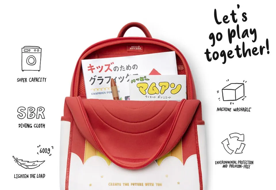 Zoyzoii Kids Backpack - Cherry