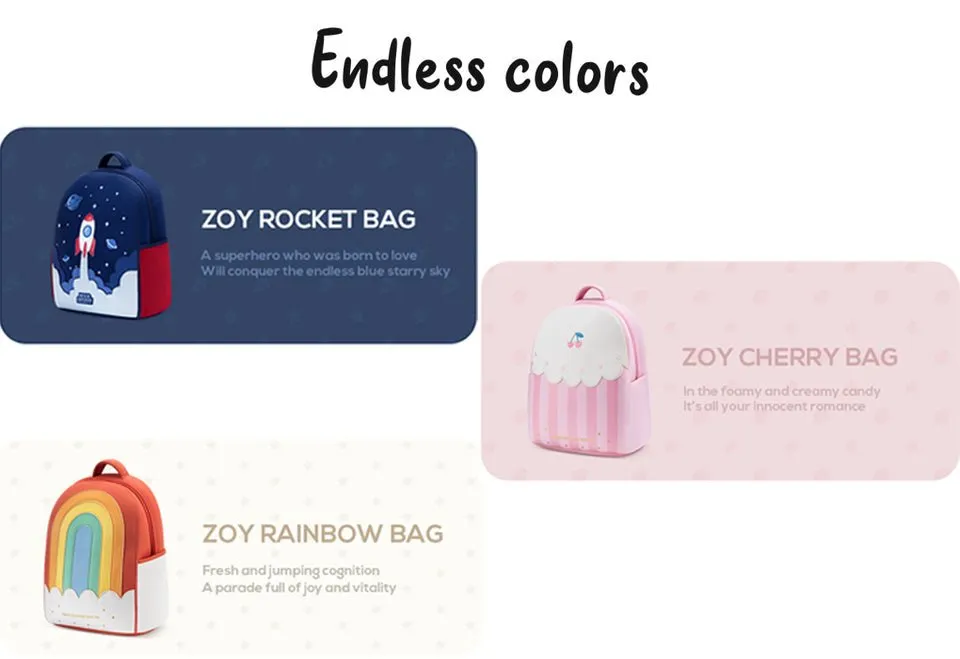 Zoyzoii Kids Backpack - Cherry